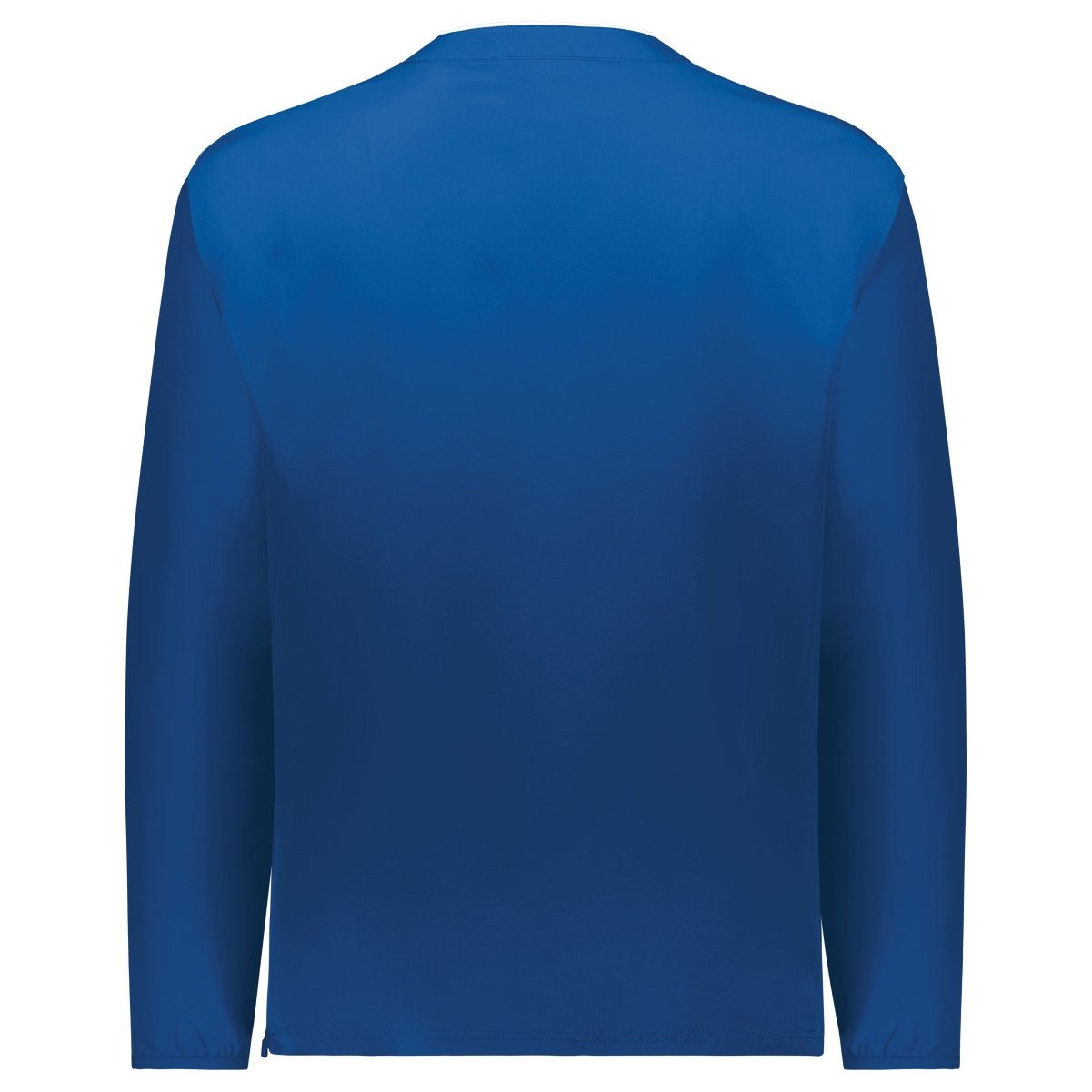 Long-sleeve blue shirt featuring a smooth gradient design, ideal for casual wear or layering, showcasing a modern and stylish look from the back view.