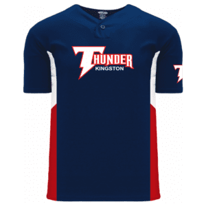 2Kingston Thunder One Button Navy/red/white Jersey 2
